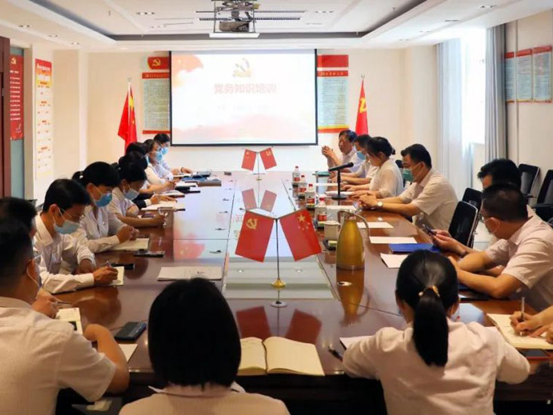 The Party Committee of Dafang Group held a party affairs knowledge training meeting